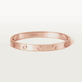 Round bangle rose gold
