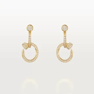 Double nail earrings