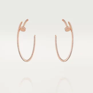 Nail earrings